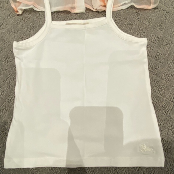 Infant Burberry Cami with overshirt blouse - Picture 6 of 8